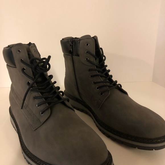 Harrison Myles Men’s Lace Up Zipper Boots Size 13 - Picture 2 of 5